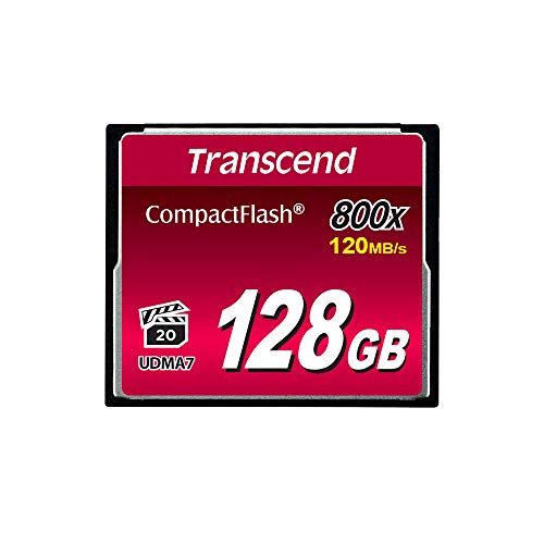 Transcend 128GB CompactFlash 800 Speicherkarte TS128GCF800 von Transcend