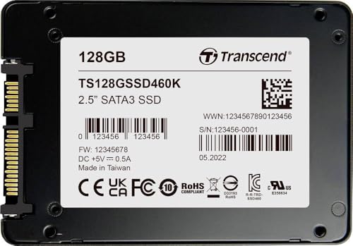 Transcend 128GB Interne mSATA SSD TS128GSSD460K-VS1 von Transcend