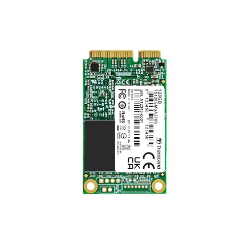 Transcend 128GB SATA III 6Gb/s MSA370S mSATA SSD 370S SSD TS128GMSA370S von Transcend