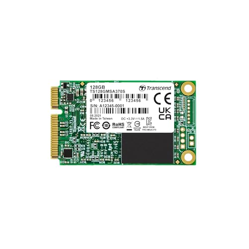 Transcend 128GB SATA III 6Gb/s MSA370S mSATA SSD 370S SSD TS128GMSA370S von Transcend