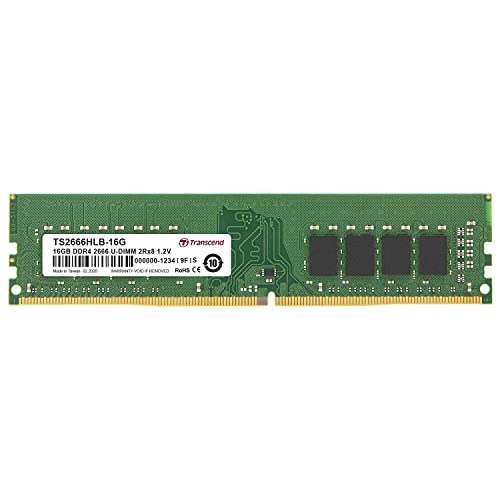 Transcend 16GB DDR4 2666Mhz U-DIMM 1Rx8, TS2666HLB-16G von Transcend