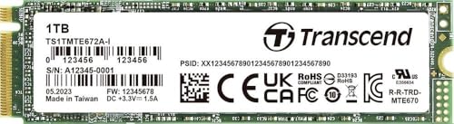 Transcend 1TB Interne PCIe SSD TS1TMTE672AI-VS1 von Transcend