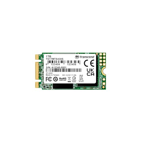 Transcend 1To M.2 2242 SSD SATA3 B+M Key Transcend 1To M.2 2242 SSD SATA3 B+M Key von Transcend