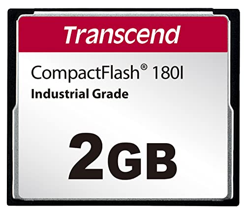 Transcend 2 GB CF Karte 180I – MLC NAND Flash (SLC Modus) – CompactFlash Karten – TS2GCF180I von Transcend