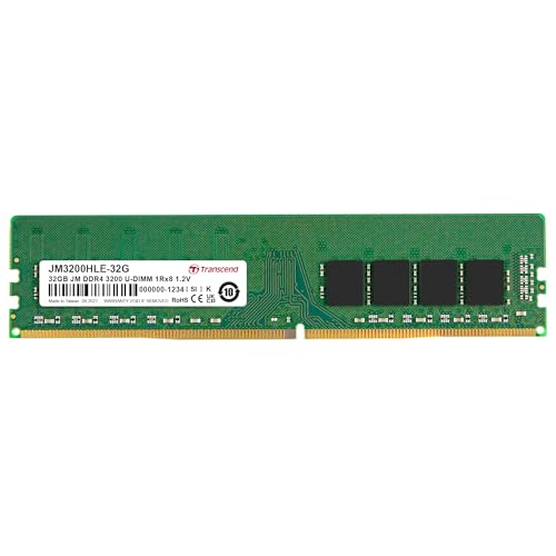 Transcend PC-Arbeitsspeicher Modul 32GB DDR4 3200MHz - JM3200HLE-32G von Transcend