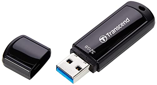 Transcend 32GB JetFlash 700 USB 3.1 Gen 1 USB Stick TS32GJF700, Schwarz von Transcend