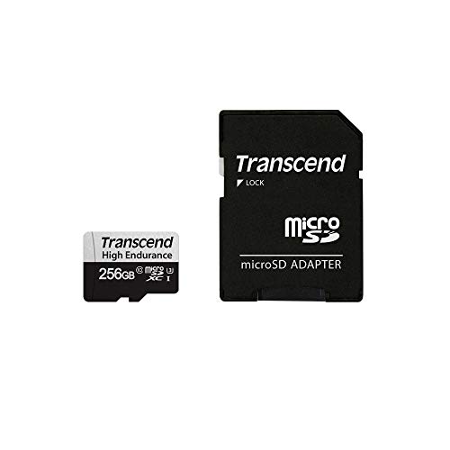Transcend 350V microSDXC-Karte 256GB Class 10, UHS-I TS256GUSD350V schwarz von Transcend