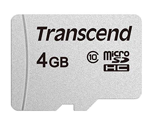 Transcend Highspeed 4GB micro SDXC/SDHC Speicherkarte (für Smartphones, etc. und Digitalkameras) / Class 10 – TS4GUSD300S, 3 Stück von Transcend