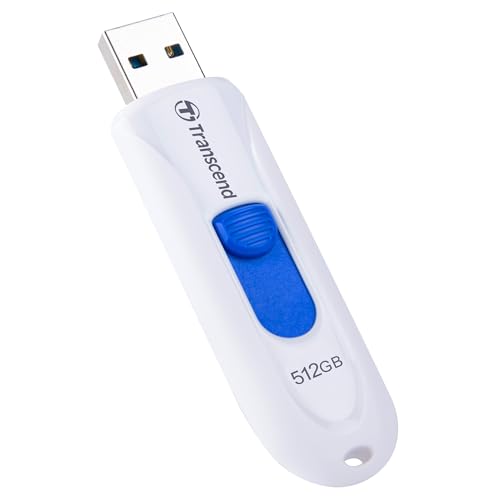 Transcend 512GB JetFlash 790 USB 3.1 Gen 1 USB Stick TS512GJF790W, weiß von Transcend