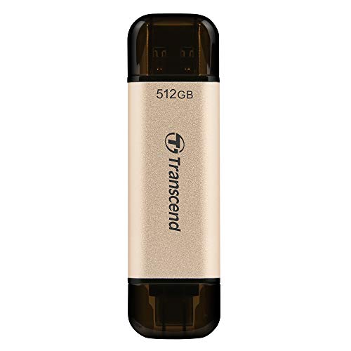 Transcend 512GB JetFlash 930C USB 3.2 Gen 1 Flash Drive TS512GJF930C, Rose Gold von Transcend