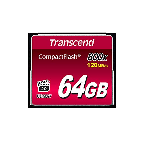 Transcend 64GB CompactFlash 800 Speicherkarte TS64GCF800 von Transcend