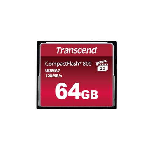 Transcend 64GB CompactFlash 800 Speicherkarte TS64GCF800 von Transcend