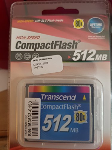 Transcend CompactFlash CF Speicherkarte 512MB 80x SLC DMA von Transcend