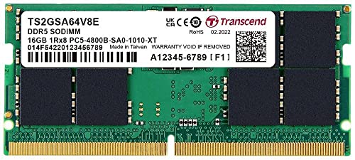 D5S16GB 4800-40 1Rx8 2Gx8 TRC von Transcend