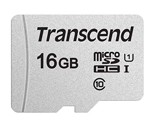 Transcend Highspeed 16GB micro SDXC/SDHC Speicherkarte (für Smartphones, etc. und Digitalkameras) / Class 10, UHS-I – TS16GUSD300S von Transcend