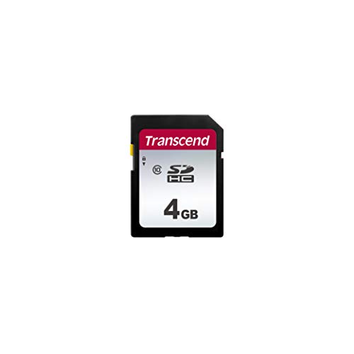 Transcend Highspeed 4GB SDHC Speicherkarte (für Digitalkameras / Photo Box / alltägliche Aufnahmen & Videos / Autoradio) Class 10 TS4GSDC300S von Transcend