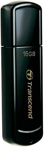 Transcend JetFlash 350 16GB USB-Stick (nur 8,5g) schwarz von Transcend