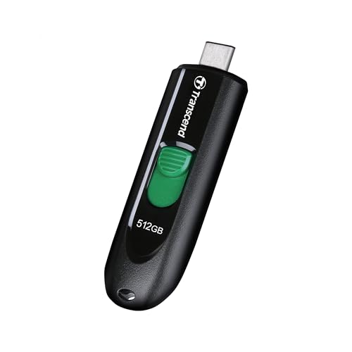 Transcend 512GB JetFlash 790C USB 3.2 Gen 1 Typ-C Laufwerk Schwarz - TS512GJF790C von Transcend