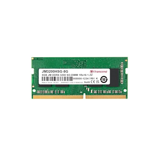 Transcend Laptop-Arbeitsspeicher Modul 8GB DDR4 3200MHz - JM3200HSG-8G von Transcend