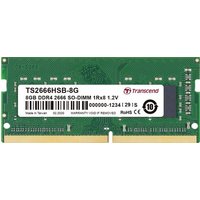 Transcend Laptop-Arbeitsspeicher Modul DDR4 8GB 1 x 8GB 2666MHz 260pin SO-DIMM CL19 TS2666HSB-8G Transcend Laptop-Arbeitsspeicher Modul DDR4 8GB 1 x 8GB 2666MHz 260pin SO-DIMM CL19 TS2666HSB-8G von Transcend