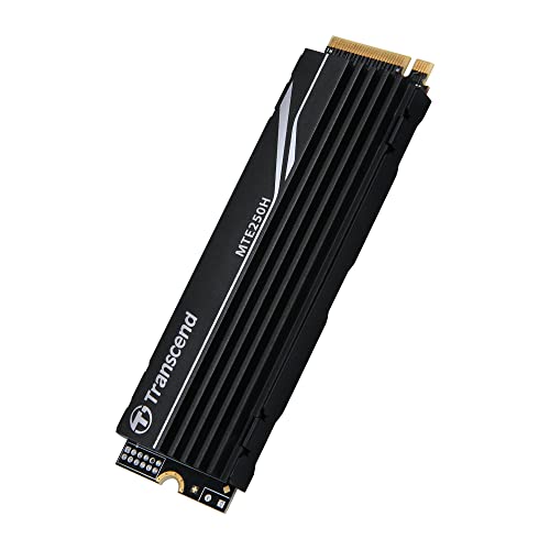 Transcend MTE250H - SSD - 1 TB - intern - M.2 2280 - PCIe 4.0 x4 (NVMe) - integrierter Kühlkörper von Transcend