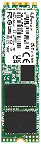 Transcend MTS970T 2TB Interne M.2 SATA SSD 2280 SATA III Industrial TS2TMTS970T von Transcend