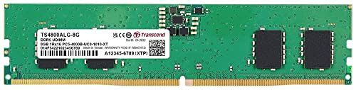 Transcend PC-Arbeitsspeicher Modul DDR5 8GB 1 x 8GB ECC 4800MHz 288pin DIMM CL40 TS4800ALG-8G Transcend PC-Arbeitsspeicher Modul DDR5 8GB 1 x 8GB ECC 4800MHz 288pin DIMM CL40 TS4800ALG-8G von Transcend