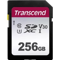 Transcend Premium 300S SDXC-Karte 256GB Class 10, UHS-I, UHS-Class 3, v30 Video Speed Class von Transcend