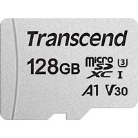 Transcend Premium 300S microSDXC-Karte 128GB Class 10, UHS-I, UHS-Class 3, v30 Video Speed Class, A1 von Transcend