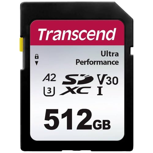 Transcend SD Karte UHS-I U3 A2 Ultra Performance, TS512GSDC340S von Transcend
