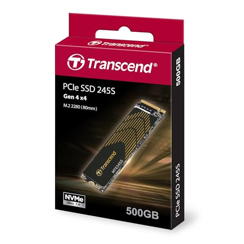Transcend SSD 500GB M.2 MTE245S (M.2 2280) PCIe Gen3 x4 NVMe - TS500GMTE245S-E von Transcend