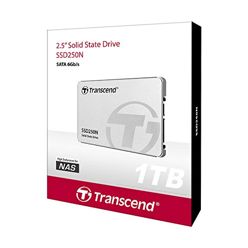 Transcend SSD250N 1TB Interne SATA SSD 6.35cm (2.5 Zoll) SATA III Retail TS1TSSD250N von Transcend