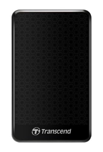 Transcend 2TB USB 3.1 Gen 1 SJ25A3K StoreJet 25A3K externe Festplatte TS2TSJ25A3K, schwarz von Transcend