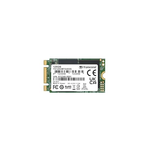 Transcend 128GB SATA III 6Gb/s MTS400S 42 mm M.2 SSD 400S SSD TS128GMTS400S von Transcend