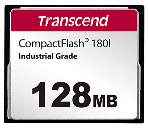 Transcend 128 MB CF-Karte MLC NAND Flash (SLC-Modus), kompakte Flash-Karte – TS128MCF180I von Transcend