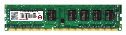 Transcend TS256MLK64V6N Speichermodul 2GB DDR3 1600 U-DIMM 1Rx8 256Mx8 CL11 1.5V von Transcend