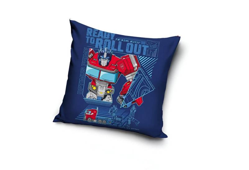 Transformers Dekokissen Transformers Optimus Prime Jungen Kissen Dekokissen 40x40 cm von Transformers