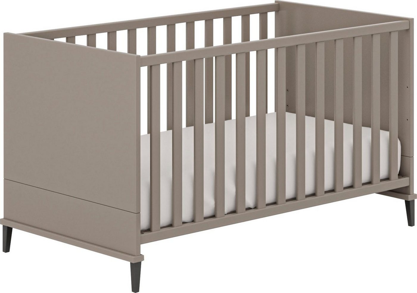 Transland Babybett NEA, by PAIDI, 4-fach höhenverstellbar, umbaubar zum Juniorbett/ Kindersofa von Transland