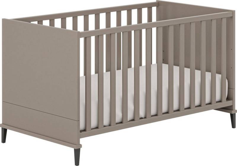 Transland Babybett NEA, 4-fach höhenverstellbar, umbaubar zum Juniorbett oder Kindersofa von Transland