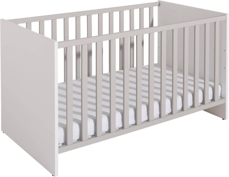 Transland Babybett NILS, 4-fach höhenverstellbar, umbaubar zum Juniorbett oder Kindersofa von Transland