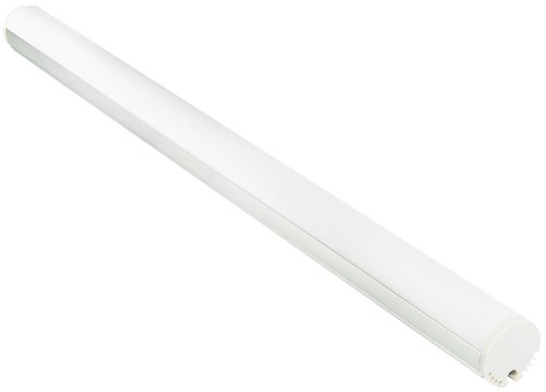 Transmedia Alu Profil für LED-Leisten 12.2 mm/maximal, opal, matt (Abdeckung mit Endkappen), Länge: 1.9 m, ø 20.8m, LBZ10-2L von Maxtrack