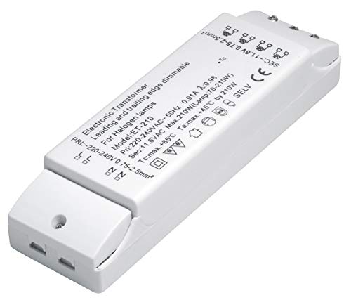 MaxTrack LT4 Halogen Trafo, Weiß, 1 Stück (1er Pack) von MAXTRACK