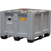 Altbatterie-Sammelbehälter CEMO, 610 l von CEMO