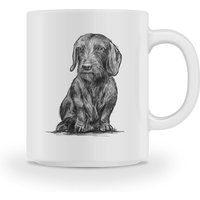 Dackel Rauhaardackel Dachshund Mama Papa - Tasse von TrashpandaInternet