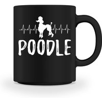 Pudel Hund Herzschlag Poodle Königspudel - Tasse von TrashpandaInternet