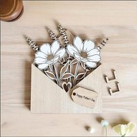 Holz Blumen Deko - Handgemachte Blumenkarte Aus Muttertagsgeschenk Dekoration Fürs Zuhause Holz Blumen Deko - Handgemachte Blumenkarte Aus Muttertagsgeschenk Dekoration Fürs Zuhause von TraubeShop