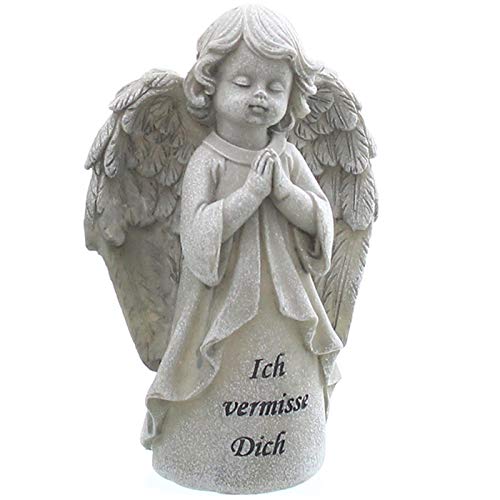 Trauer-Shop Engel Figur mit Gravur Ich vermisse Dich. Höhe 15,5 cm. Trauer-Shop Engel Figur mit Gravur Ich vermisse Dich. Höhe 15,5 cm. von Trauer-Shop