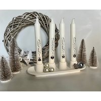 Adventskranz/Advent/Weihnachtskranz/Kerzenhalter/Kerze Mit Zahl/Handgemacht/Geschenk/Deko Raysin Adventskranz/Advent/Weihnachtskranz/Kerzenhalter/Kerze Mit Zahl/Handgemacht/Geschenk/Deko Raysin von Traum38