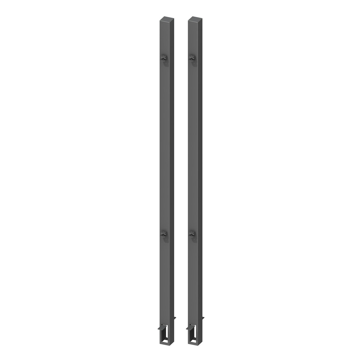 TraumGarten Metall-Pfosten Doppeltor 2er Set Anthrazit TraumGarten Metall-Pfosten Doppeltor 2er Set Anthrazit von TraumGarten