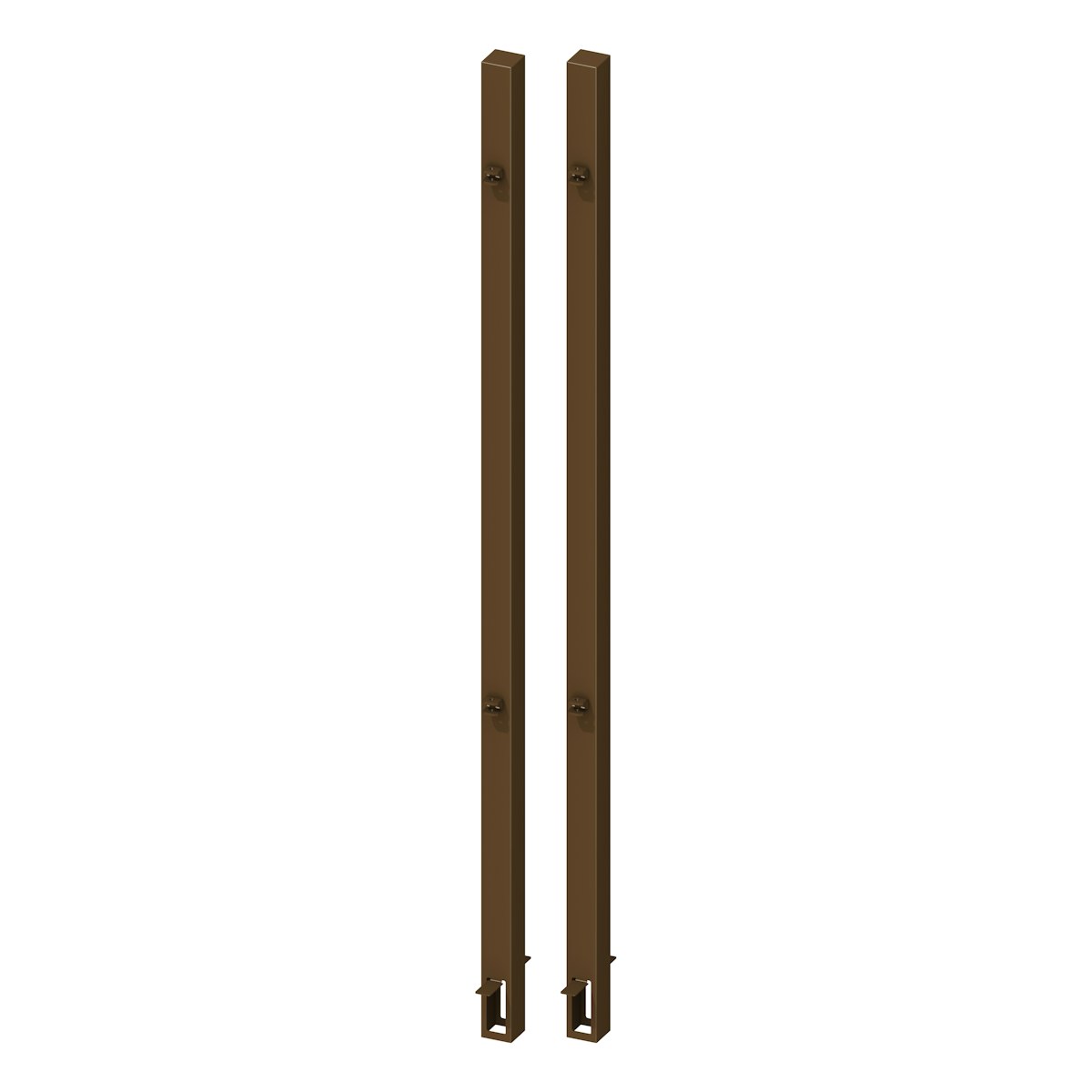 TraumGarten Metall-Pfosten Doppeltor 2er Set Braun TraumGarten Metall-Pfosten Doppeltor 2er Set Braun von TraumGarten
